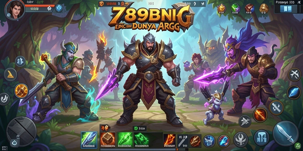 Screenshot gameplay 789BNI menampilkan aksi pertarungan yang mendebarkan.
