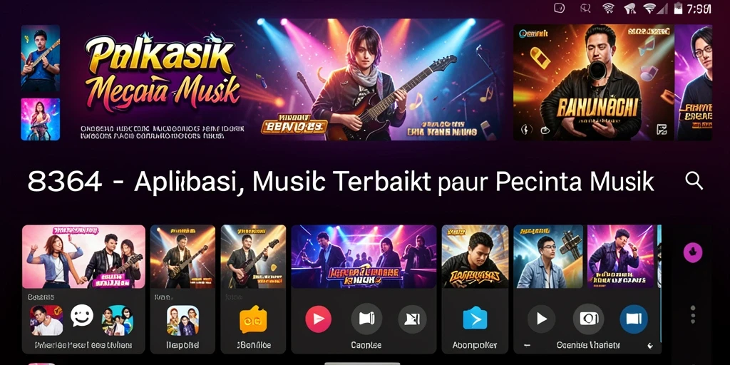 Tampilan screenshot 8364 menampilkan antarmuka permainan Music yang interaktif.