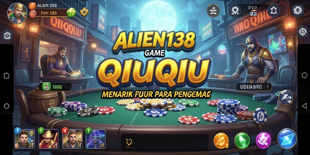 Tampilan gameplay QiuQiu yang mendebarkan di ALIEN138.