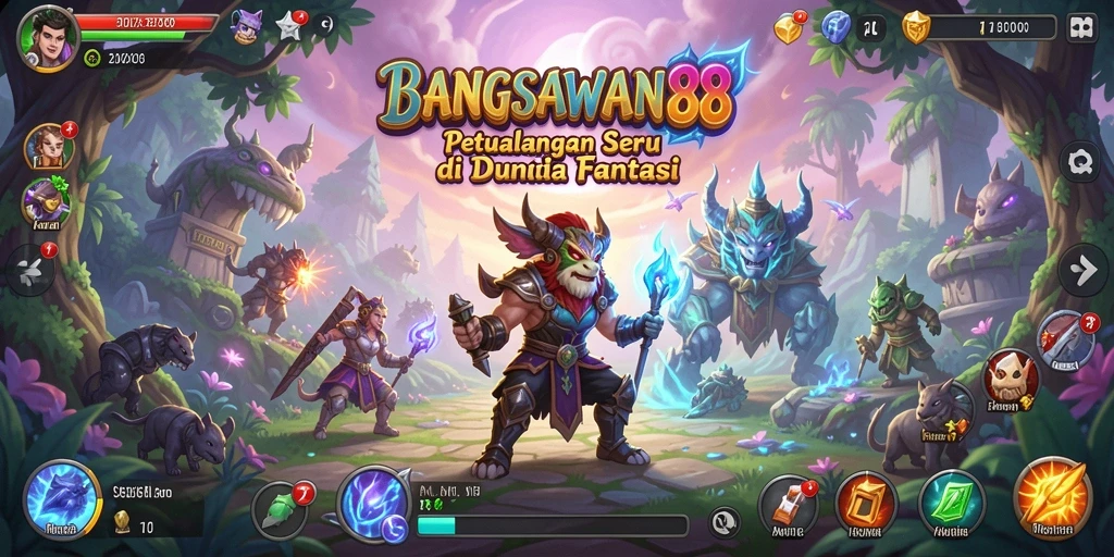 Tangkapan layar gameplay BANGSAWAN88 menampilkan petualangan menegangkan.