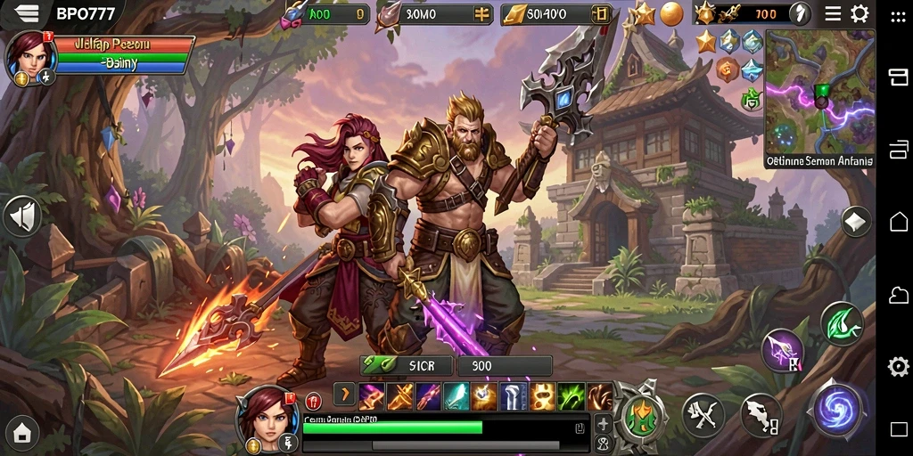 Tampilan gameplay BPO777 yang mendebarkan dan penuh aksi.