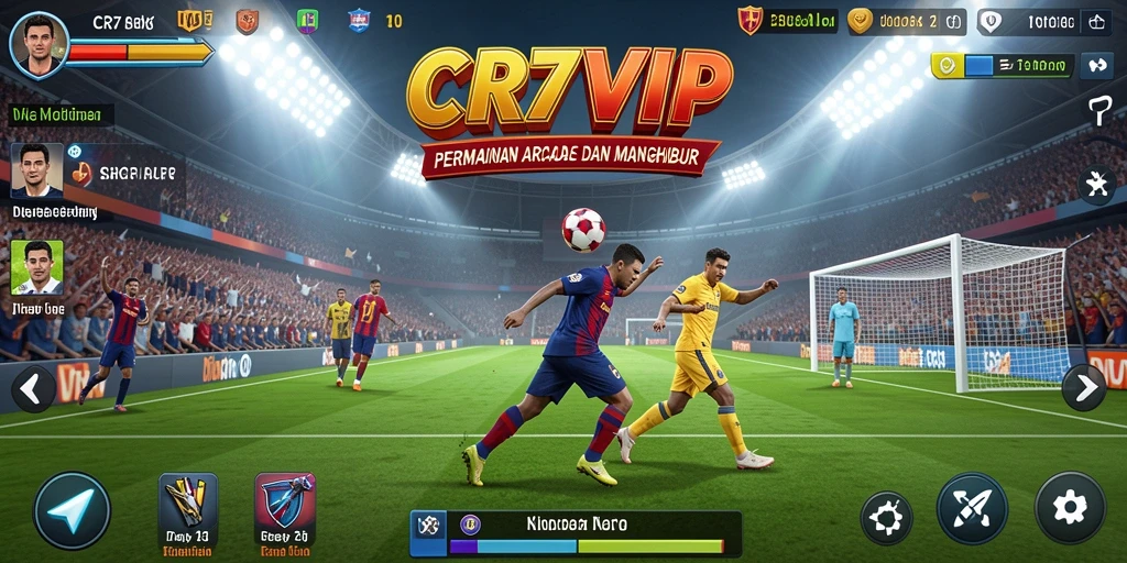 Gameplay menarik dan seru di CR7VIP dengan tantangan Arcade.