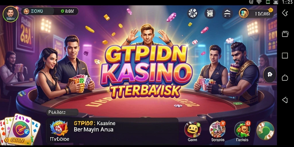 Screenshot gameplay GTPIDN yang menampilkan keseruan permainan Kasino.