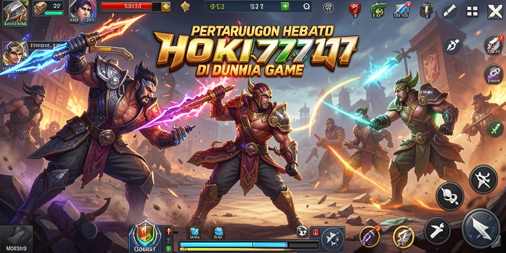 Gameplay seru HOKI777 dengan aksi pertarungan yang mendebarkan.