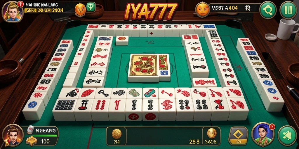 Tampilan gameplay IYA777 yang mengasyikkan saat bermain Mahjong.