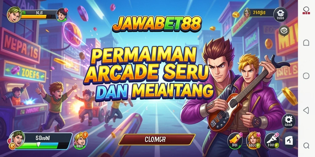 Screenshot JAWABET88 yang menggambarkan keseruan gameplay Arcade.