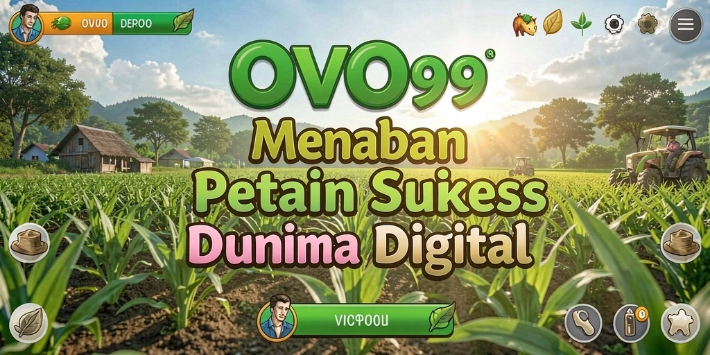 Tampilan gameplay OVO99 yang menarik dalam dunia pertanian.