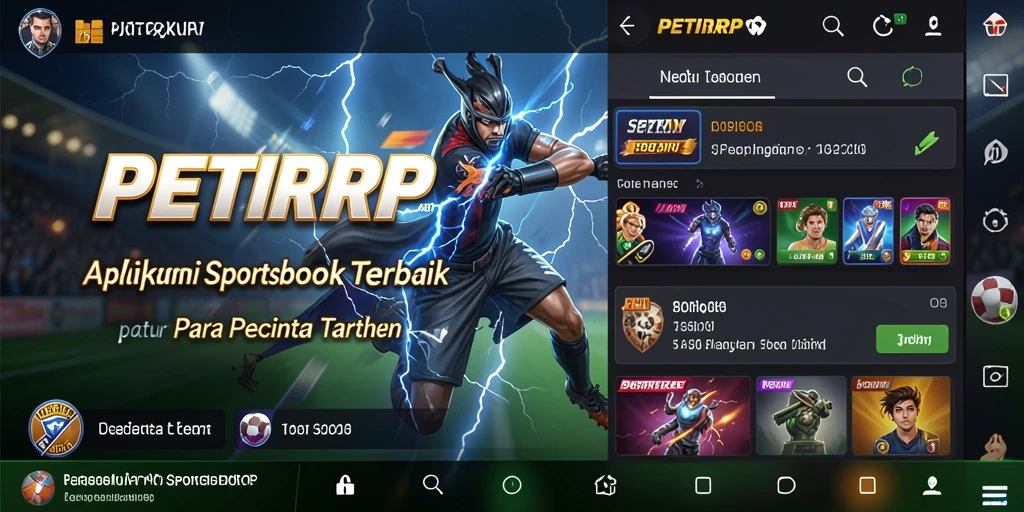 Tampilan menarik dan gameplay sederhana dari <strong>PETIRRP</strong> untuk taruhan olahraga.