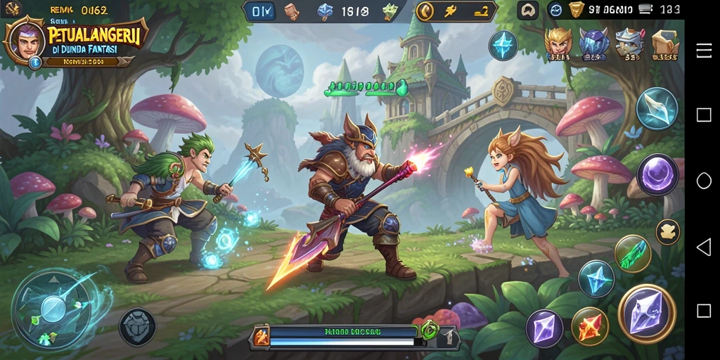 Tampilan gameplay menakjubkan dari REMI62 yang penuh petualangan.