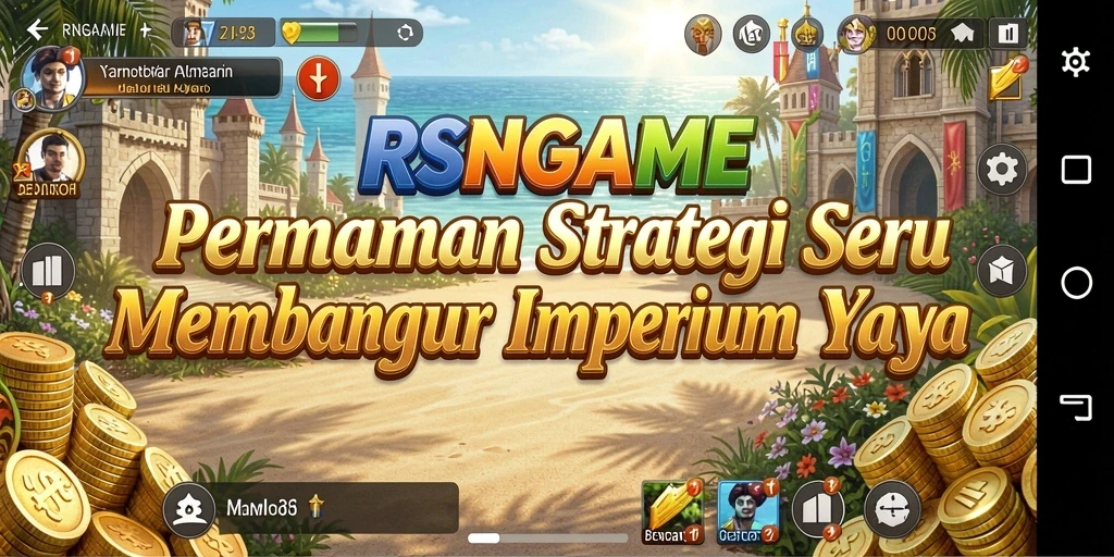 Gameplay menarik RSNGAME dengan strategi cerdas dan pertempuran seru.