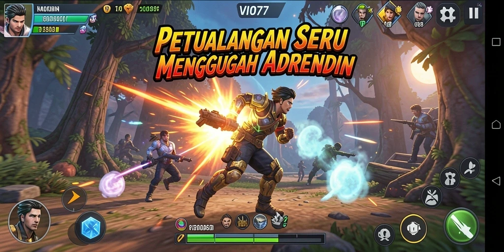 Tampilan gameplay VIO77 dengan petualangan yang mendebarkan.