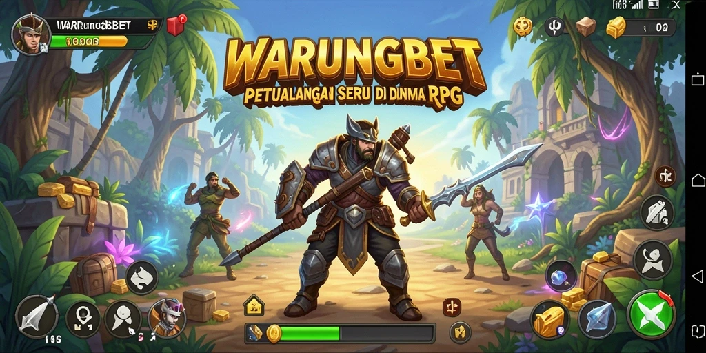 Tampilan gameplay epik di dunia RPG WARUNGBET.